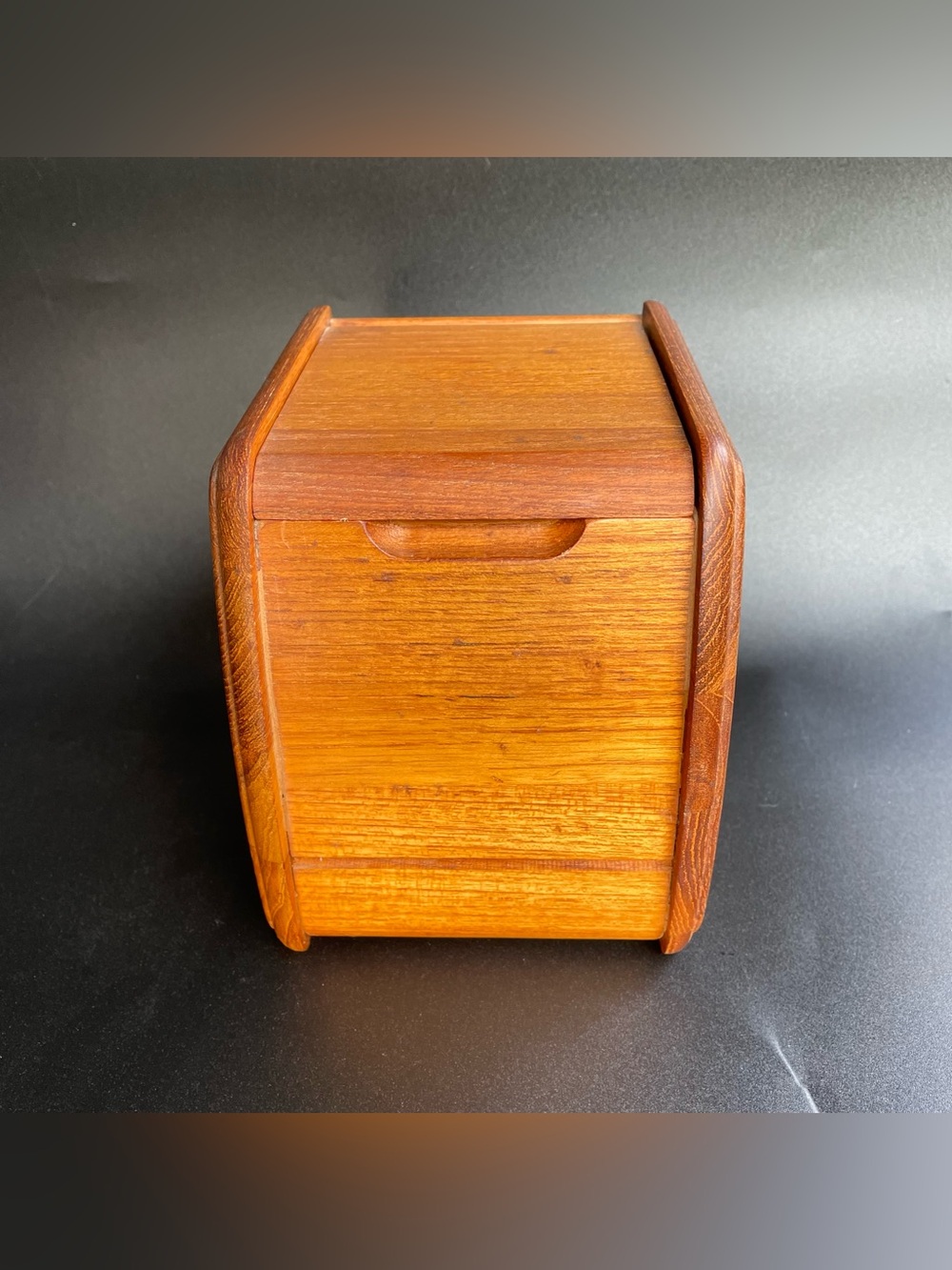 Vintage Teak Goodwood Ice Bucket Line Storage Box